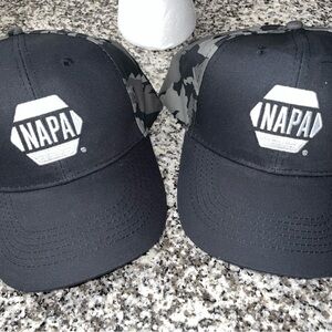 Napa  Black and Gray Camo Cap bundle of 2